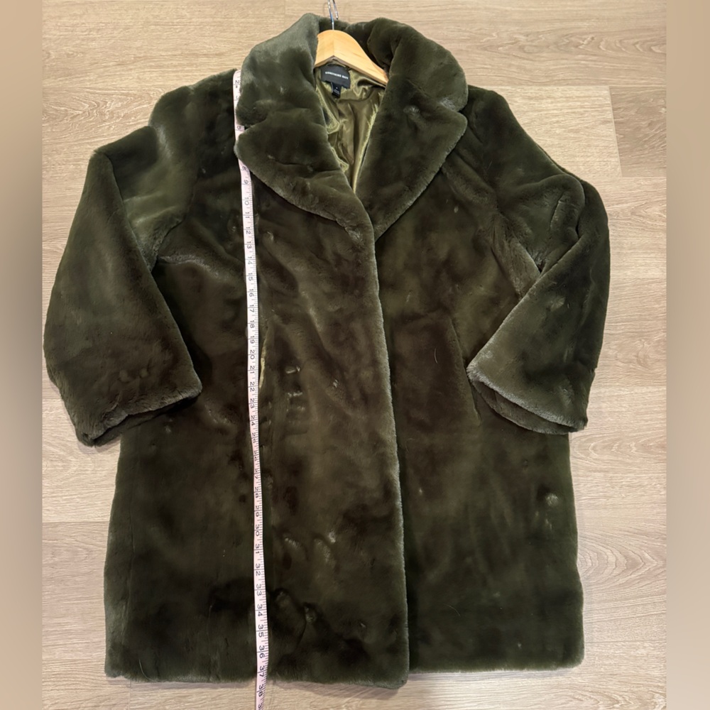 Something Navy Deep Green Teddy Jacket - Picture 5 of 8